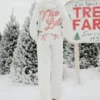 Baggy-Sweathose mit Zuckerstangen-Motiv