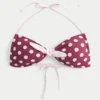 Bandeau-Bikini-Oberteil mit Bindeband vorne
