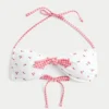 Bandeau-Bikini-Oberteil mit Bindeband vorne