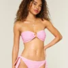 Bandeau-Bikini-Oberteil mit O-Ring