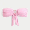 Bandeau-Bikini-Oberteil mit O-Ring