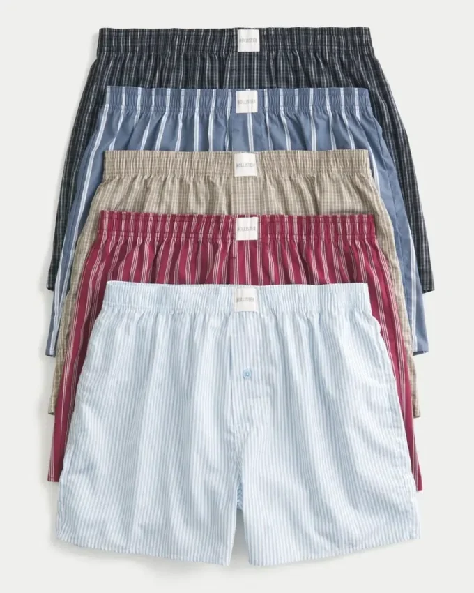 Baumwoll-Boxershorts 5er-Pack