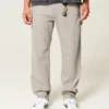 Bestickte, locker sitzende Malerjeans