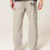 Bestickte, locker sitzende Malerjeans