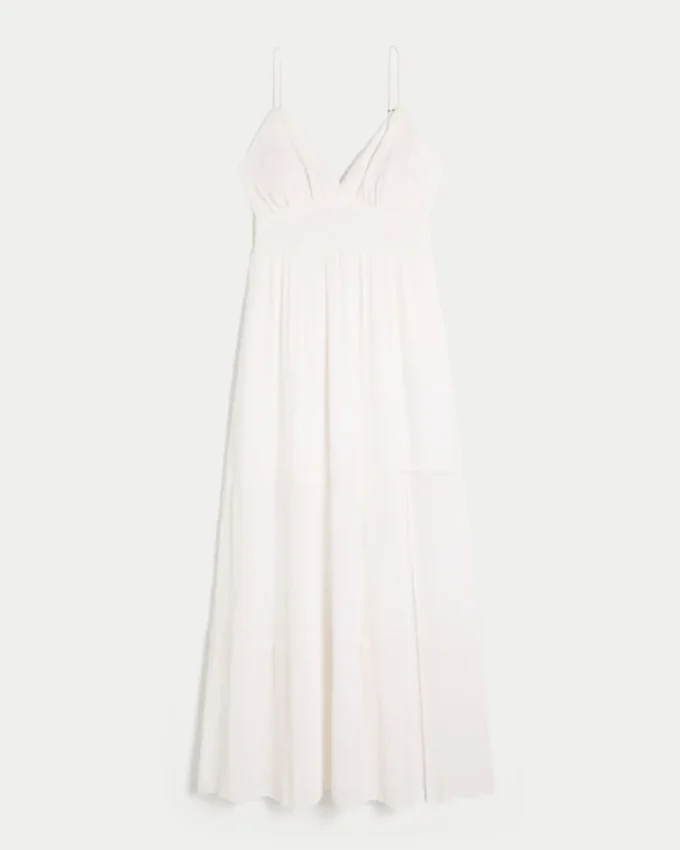 Besticktes Maxikleid