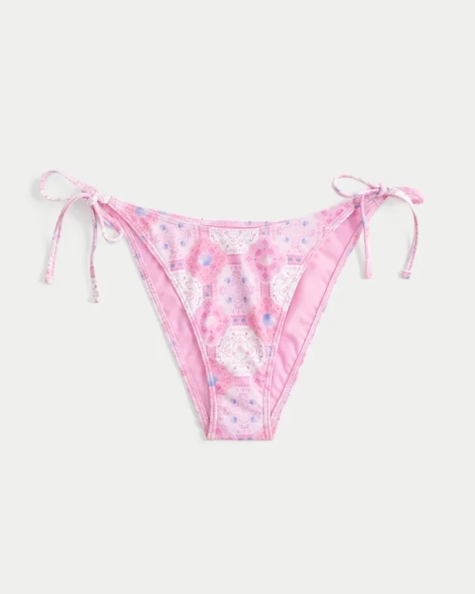 Bikini-Höschen mit seitlichem Bindeband