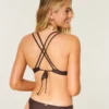 Bikini-Oberteil mit Muschelverzierung, Trägern am Rücken und Bügeln