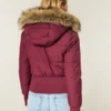 Bomberjacke mit Kunstfellbesatz
