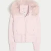 Bomberjacke mit Kunstfellbesatz