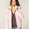 Bomberjacke mit Kunstfellfutter