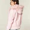 Bomberjacke mit Kunstfellfutter