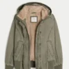 Bomberjacke mit Kunstfellfutter