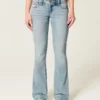 Bootcut-Jeans mit niedriger Leibhöhe