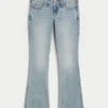Bootcut-Jeans mit niedriger Leibhöhe