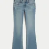 Bootcut-Jeans mit niedriger Leibhöhe und mittlerer Waschung