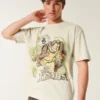 Boxy Baylor University Bears Grafik-T-Shirt