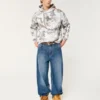 Boxy Camo Hoodie