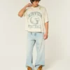 Boxy Crop Fairview Football Graphic Jersey