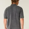 Boxy Crop Washed Polo