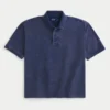 Boxy Crop Washed Polo