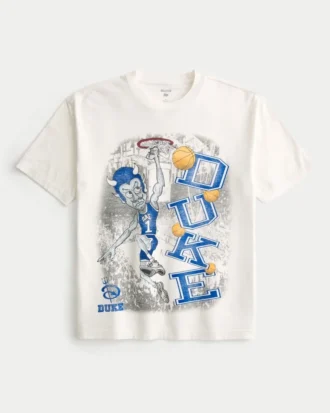 Boxy Duke University Grafik-T-Shirt