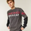Boxy Heavyweight Dodge Hellcat Graphic Tee