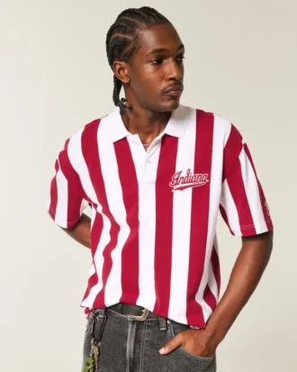 Boxy Indiana University Hoosiers Grafik-Polo