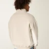 Boxy Logo Sweatshirt mit Viertelreißverschluss