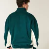 Boxy Logo Sweatshirt mit Viertelreißverschluss
