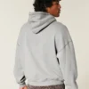 Boxy No Fear Graphic Hoodie