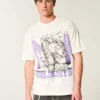 Boxy Northwestern University Wildcats Grafik-T-Shirt