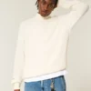 Boxy-Pullover mit Viertelreißverschluss