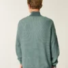 Boxy-Pullover mit Viertelreißverschluss