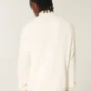 Boxy-Pullover mit Viertelreißverschluss