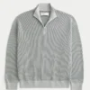 Boxy-Pullover mit Viertelreißverschluss