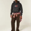 Boxy Tom und Jerry Grafik-Hoodie
