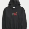 Boxy Tom und Jerry Grafik-Hoodie