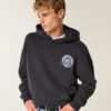 Boxy University of North Carolina Tar Heels Grafik-Hoodie