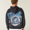 Boxy University of North Carolina Tar Heels Grafik-Hoodie