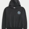 Boxy University of North Carolina Tar Heels Grafik-Hoodie