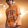 Boxy University of Texas Longhorns Grafik-T-Shirt