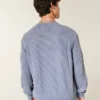 Boxy Washed Crew Sweater