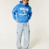 Boxy Yale Bulldogs Grafik-Hoodie