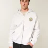 Boxy Zip-Up Club América Las Águilas Grafik-Hoodie