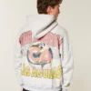 Boxy Zip-Up Club América Las Águilas Grafik-Hoodie