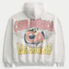 Boxy Zip-Up Club América Las Águilas Grafik-Hoodie