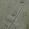 Cardigan mit Ösen und Rundhalsausschnitt