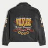 Casino Graphic Vegan Leather Jacket