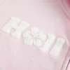 Chenille-Logo-Grafik-Hoodie mit Reißverschluss