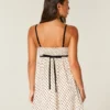 Chiffon-Babydoll-Minikleid